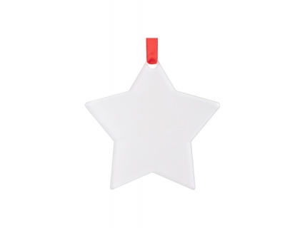 Sublimation Blank Acrylic Ornament (Star, 7.6*7.6*0.4cm)