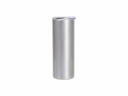 Sublimation Blanks 20oz/600ml Crackle Finish Stainless Steel Skinny Tumbler(Silver Grey)