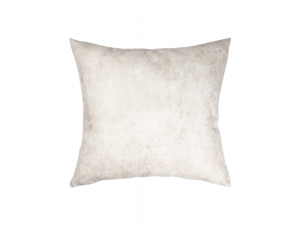 Sublimation Leathaire Pillow Cover (Gray White, 40*40cm)