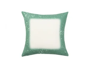Sublimation Blanks Green Bleached Starry Linen Pillow Cover
