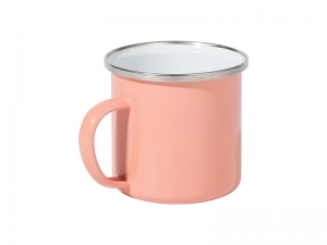 Sublimation 12oz/360ml Colored Enamel Mug (Coral Red)