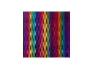 Adhesive Holographic Rainbow Vinyl(Wave Pattern, 12in*12 in)