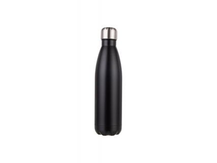 Engraving Blanks 17oz/500ml Stainless Steel Cola Bottle(Matt Black)