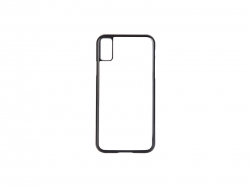 Carcasa iPhone X insert no incluido (Plástico, Negro)