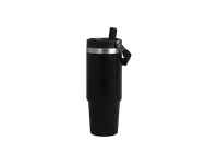 Engraving Blanks 30oz/900ml Powder Coated Stainless Steel Travel Tumbler w/ Portable Lid