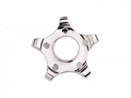 Sublimation Fidget Spinner(Pentagonal Gear, Silver)