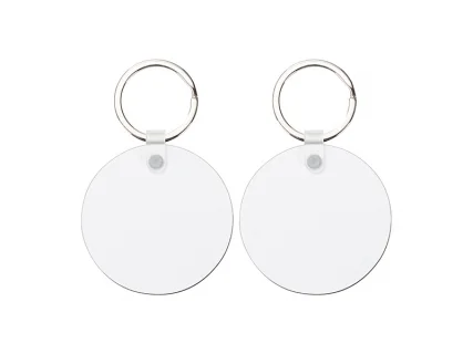 Sublimation Blanks Hardboard Key Ring(Round)