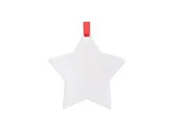 Adorno Navideño Acrílico (Estrella, 7.6*7.6*0.4cm)