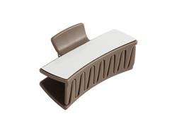 Pinza para cabello con inserción de sublimación para niños (Marrón oscuro, 7.9*3.4*4.4 cm)