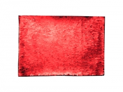 Lentejuelas adhesivas (Rectangular, Rojo Con Blanco)
