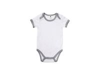 Baby Onesie Short Sleeve XL(Gray Edge,12-18M)