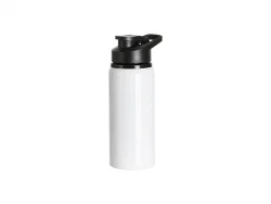 HE 60pcs 750ml White Blank Sublimation Aluminum Sports Water Bottles Heat  Press Printing Travel Water Bottle