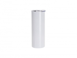 Sublimation Blanks 20oz/600ml Crackle Finish Stainless Steel Skinny Tumbler(White)