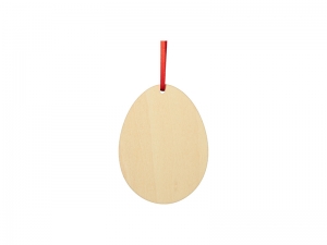 SublimationBlanks Double-sided Plywood Ornament (Easter Egg)
