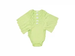 Macacão Bebê Manga Comprida Tamanho S (Verde,0-3M)