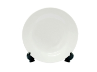 Assiette 18 cm avec support Sublimation Transfert Thermique