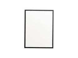 Painel em MDF com rebordo preto de 15 mm (15,24 x 20,32 cm / 6 x 8 polegadas)