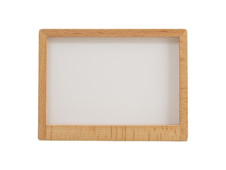Marco de fotos de madera de haya de 7&quot; con insert acrílico