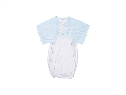 Pijama Bebé Manga Larga Raglán Talla L (Azul Claro,6-12M)