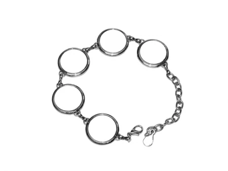 Charm Bracelets MOM Shape Sublimation Bracelet Blank With Removable Button  For Heat Press From Blancnoir, $36.09