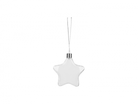 Adorno Plástico con Cuerda (Estrella, 9*9.5cm)