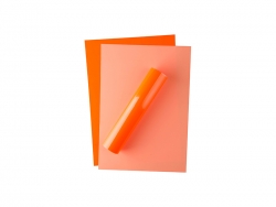 Forever Flex-Soft No-Cut Foil A4(Neon Orange)
