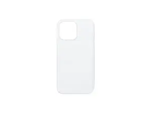 Sublimation Blanks iPhone 15 Plus Cover with insert (Rubber, White)
