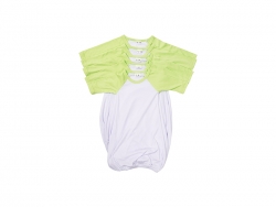 Pijama Bebé Manga Larga Raglán Talla S (Verde,0-3M)