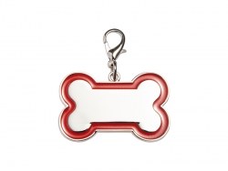 Engraving Dog Tag(Red Edge, 3*4.5cm)