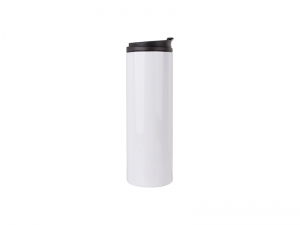 16oz/500ml Sublimation Stainless Steel Flask (White)