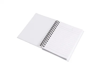 Fabric Sublimation Notebook White with 192 Lined Pages 8.3*5.6 (2