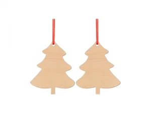 Sublimation Blanks Double-sided Plywood Ornament (Tree)