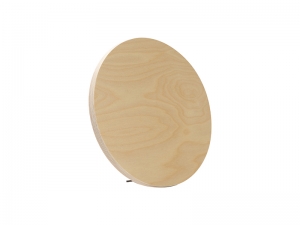 Sublimation Blanks Plywood Round Photo Frame(φ25.4*1.5cm)