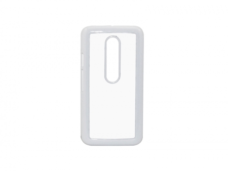 Carcasa Motorola MOTO G4 Plus con inserción (Plástico,Blanco)