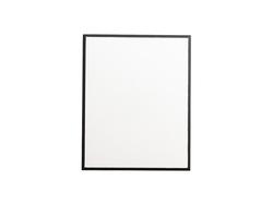 Painel em MDF com rebordo preto de 15 mm (20,32 x 25,4 cm / 8 x 10 polegadas)