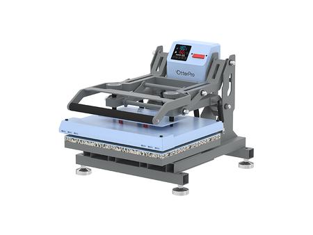 Prensa térmica de gran formato OtterPro (19,6&quot; * 23,6&quot; / 50 * 60 cm, azul claro)