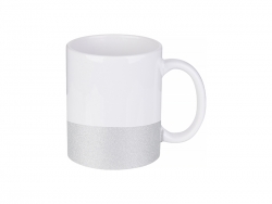 Caneca Base Colorida 11oz/330ml (Prateado)