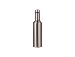 Sublimation 25oz/750ml Stainless Steel Wine Bottle (Silver)