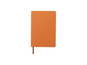 Basketball Pattern Engraving Leather Notebook(Orange W/ Black,14.7*21*1.2cm)