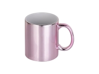 Sublimation 11oz Pink Plated Ceramic Mug