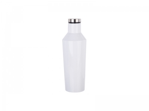 Sublimation 17oz/500ml Cone Shape Wine Bottle (White) MOQ:3000