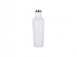 Sublimation 17oz/500ml Cone Shape Wine Bottle (White) MOQ:3000