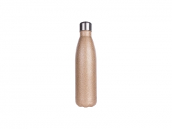 Garrafa Brilho Inox Forma Cola 17oz/500ml(Dourado)