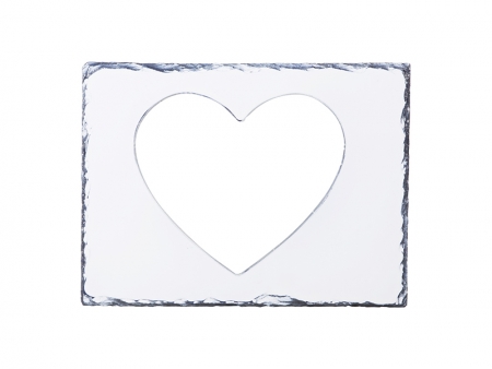 Sublimation Heart Shape Frame Slate (19*25cm)