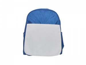 Sublimation Blue Kids School Bag