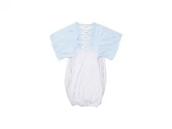 Pijama Bebé Manga Larga Raglán Talla M (Azul Claro ,3-6M)