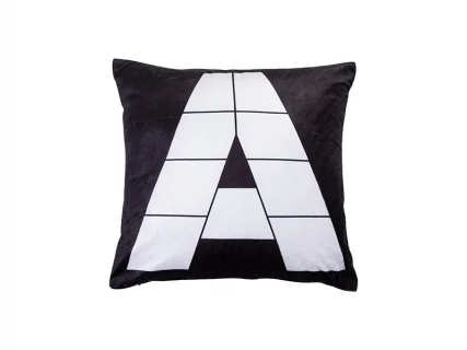 Blank Sublimation Pillow Covers Polyester 9 Panel On Front With A Solid  Black Back. These Are Velvet Feel And - Yahoo Shopping