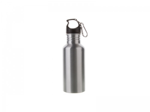 Sublimation 600ml Aluminium Water Bottle (Silver)