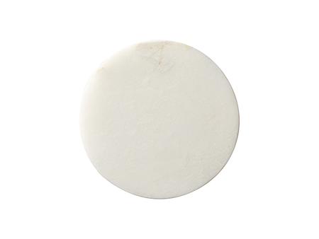 White Marble Coaster with Cork(Round, Φ10cm/3.9&quot;)