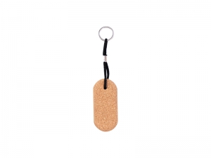 Engraving Blanks Cork Keychain(Oval)